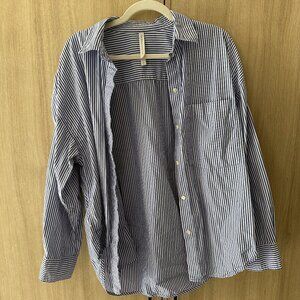 The Group Babaton Oversized Women's Cotton Button Up - size M